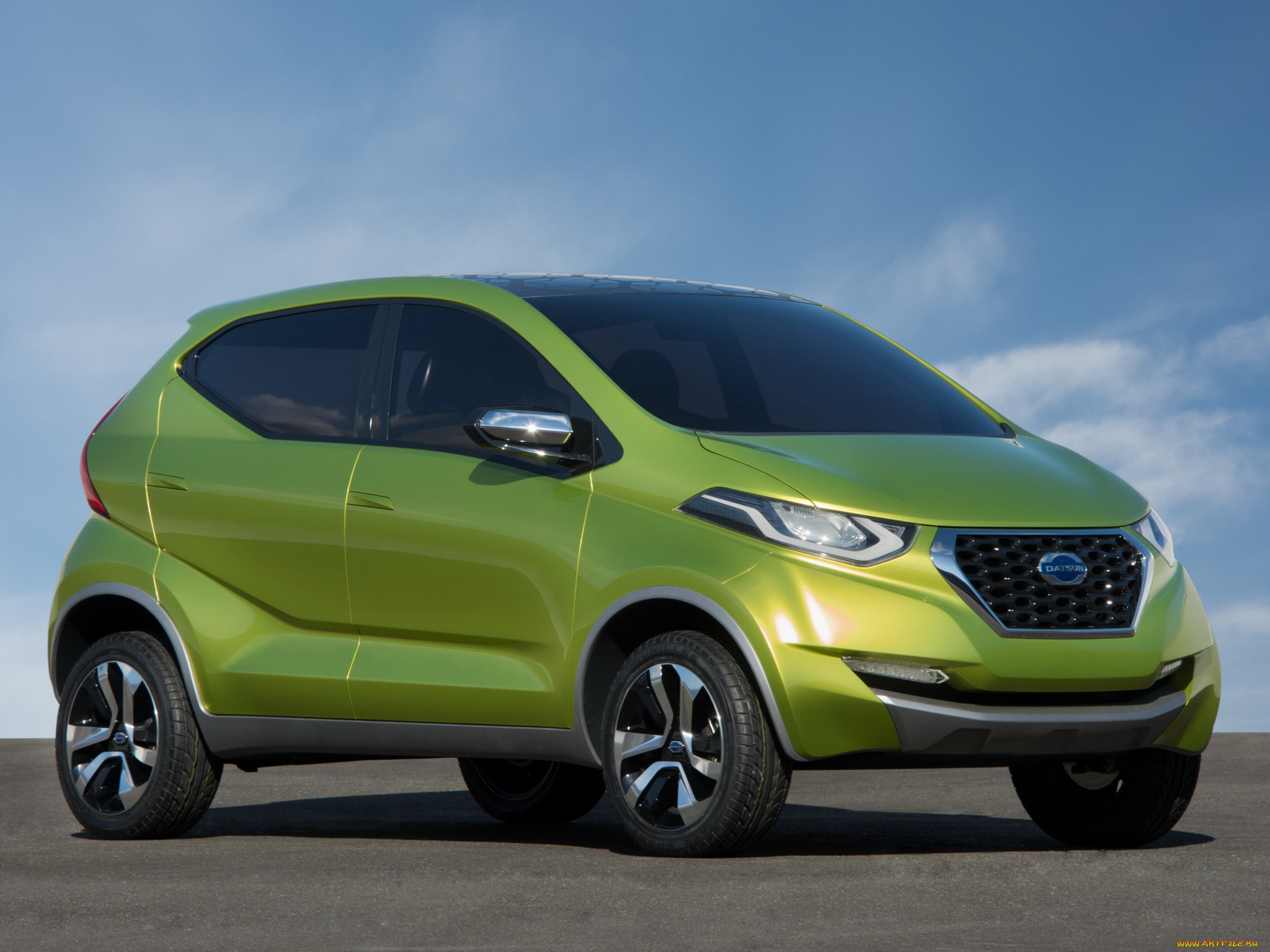 , nissan, datsun, concept, redi-go, , 2014